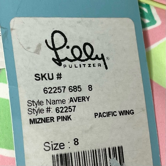 Lilly Pulitzer Pink and Green Floral Swimsuit - Picture 7 of 9